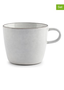 Salt and Pepper Kubki (4 szt.) &quot;Fina&quot; w kolorze biało-czarnym - 300 ml ze sklepu Limango Polska w kategorii Dzbanki i zaparzacze - zdjęcie 180173201