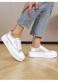 Sixth Sens Sneakersy w kolorze biało-srebrnym ze sklepu Limango Polska w kategorii Trampki damskie - zdjęcie 180173411