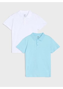 Sinsay - Koszulki polo 2 pack - biały ze sklepu Sinsay w kategorii T-shirty chłopięce - zdjęcie 180175854