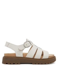 Timberland Sandały TB0A2Q1PEX41 Biały ze sklepu MODIVO w kategorii Sandały damskie - zdjęcie 180179121