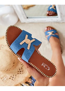 Royalfashion Damskie klapki na płaskiej podeszwie Ovore ze sklepu royalfashion.pl w kategorii Klapki damskie - zdjęcie 180186704
