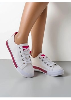 Royalfashion Damskie eko skórzane trampki Errosa ze sklepu royalfashion.pl w kategorii Trampki damskie - zdjęcie 180195121