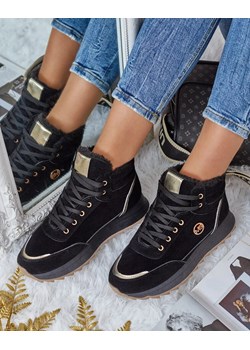 Royalfashion Ocieplane sneakersy damskie z futerkiem Casill ze sklepu royalfashion.pl w kategorii Buty sportowe damskie - zdjęcie 180203471
