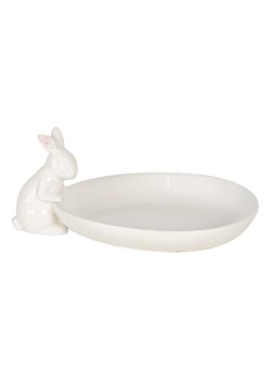 Clayre &amp; Eef Miska dekoracyjna w kolorze białym - 20 x 8 x 13 cm ze sklepu Limango Polska w kategorii Misy i tace dekoracyjne - zdjęcie 180209753