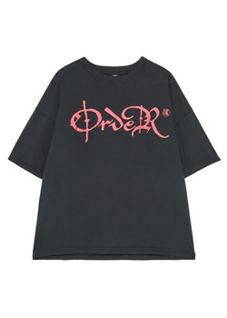 Cropp - Koszulka boxy z motywem smoka - czarny ze sklepu Cropp w kategorii T-shirty męskie - zdjęcie 180211870