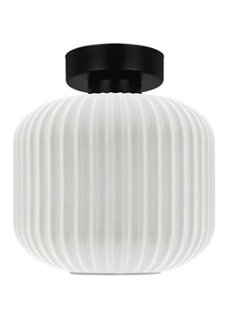 Lampa sufitowa ze szklanym kloszem biała L4-R09 ze sklepu Edinos.pl w kategorii Lampy sufitowe - zdjęcie 180212530