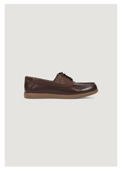 Clarks Półbuty BRATTON BOAT Brązowy ze sklepu MODIVO w kategorii Buty eleganckie męskie - zdjęcie 180220184