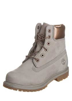 Timberland Skórzane botki w kolorze szarym ze sklepu Limango Polska w kategorii Workery damskie - zdjęcie 180221123