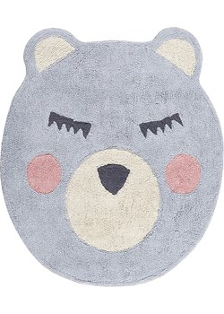 The Wild Hug Dywan bawełniany &quot;Blue Bear&quot; w kolorze błękitno-kremowym - 180 x 120 cm ze sklepu Limango Polska w kategorii Tekstylia dziecięce - zdjęcie 180221131