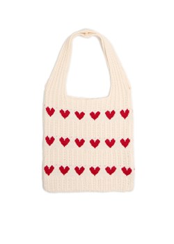 Cropp - Ażurowa torba shopper - beżowy ze sklepu Cropp w kategorii Torby i walizki dziecięce - zdjęcie 180221303