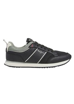 Buty Pepe Jeans Dublin Brand M PMS40009 czarne ze sklepu ButyModne.pl w kategorii Buty sportowe męskie - zdjęcie 180222270