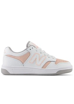 Buty New Balance PSB480VP - białe ze sklepu streetstyle24.pl w kategorii Buty sportowe dziecięce - zdjęcie 180224530