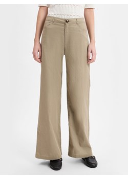 Franco Callegari Spodnie Kobiety len taupe jednolity ze sklepu vangraaf w kategorii Spodnie damskie - zdjęcie 180227102