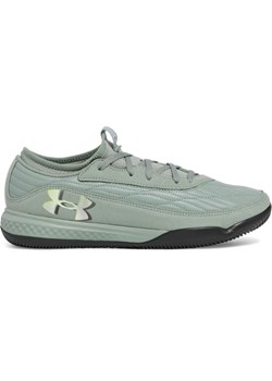 Buty piłkarskie halówki uniseks Under Armour UA Magnetico Select 4 Indoor - zielone ze sklepu Sportstylestory.com w kategorii Buty sportowe męskie - zdjęcie 180232091
