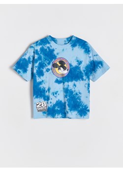 Reserved - Bawełniany t-shirt Mickey Mouse - jasnoniebieski ze sklepu Reserved w kategorii T-shirty chłopięce - zdjęcie 180245833