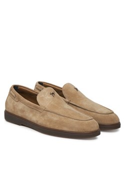 GIUSEPPE ZANOTTI Lordsy EU50001 Beżowy ze sklepu MODIVO w kategorii Półbuty męskie - zdjęcie 180246133