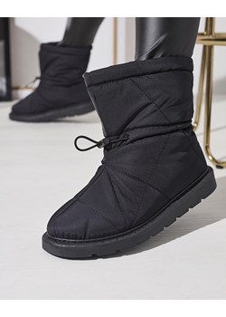 Royalfashion Czarne damskie ocieplane buty a'la śniegowce Kaliolen ze sklepu royalfashion.pl w kategorii Śniegowce damskie - zdjęcie 180250250