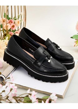 Royalfashion Mokasyny damskie z cyrkoniami Ali ze sklepu royalfashion.pl w kategorii Mokasyny damskie - zdjęcie 180253383