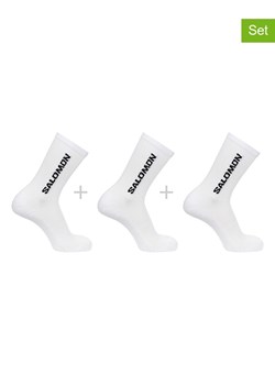 SALOMON Skarpety funkcyjne (3 pary) &quot;Everyday Crew&quot; w kolorze białym ze sklepu Limango Polska w kategorii Skarpetki męskie - zdjęcie 180255530