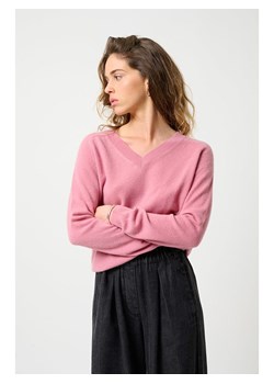 AUTHENTIC CASHMERE Kaszmirowy sweter &quot;Savannah&quot; w kolorze jasnoróżowym ze sklepu Limango Polska w kategorii Swetry damskie - zdjęcie 180256560