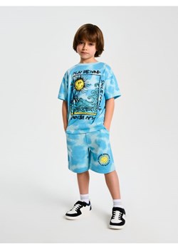 Sinsay - Szorty tie dye SmileyWorld® - niebieski ze sklepu Sinsay w kategorii Spodenki chłopięce - zdjęcie 180265494