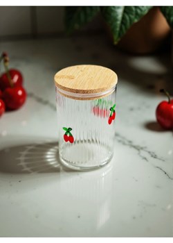 Sinsay - Pojemnik na żywność w wisienki - zielony ze sklepu Sinsay w kategorii Pojemniki kuchenne - zdjęcie 180265683