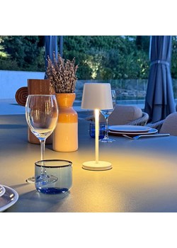 lumisky Lampa stołowa LED "Kelly Mini" w kolorze białym - wys. 21,6 x Ø 8,2 cm - id: 16274047 - marki Lumisky - 180267751 lumisky Lampa stołowa LED "Kelly Mini" w kolorze białym - wys. 21,6 x Ø 8,2 cm ze sklepu Limango Polska w kategorii Oświetlenie - zdjęcie 180267751
