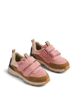 Wheat Skórzane sneakersy "Alin" w kolorze jasnoróżowo-granatowo-jasnobrązowym - id: 17032383 - marki Limango Polska - 180270950 Wheat Skórzane sneakersy "Alin" w kolorze jasnoróżowo-granatowo-jasnobrązowym ze sklepu Limango Polska w kategorii Buty sportowe dziecięce - zdjęcie 180270950