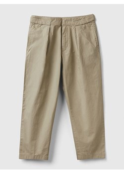 Benetton Spodnie w kolorze khaki ze sklepu Limango Polska w kategorii Spodnie dziewczęce - zdjęcie 180271232