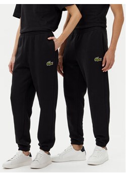 Lacoste Spodnie dresowe XH2750 Czarny Regular Fit ze sklepu MODIVO w kategorii Spodnie męskie - zdjęcie 180280072