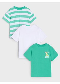 Sinsay - Koszulki 3 pack - zielony ze sklepu Sinsay w kategorii T-shirty chłopięce - zdjęcie 180283402