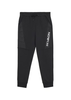 Cropp - Dresowe joggery z siateczkowymi wstawkami - czarny ze sklepu Cropp w kategorii Spodnie męskie - zdjęcie 180284842
