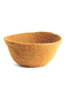 FILZLIG Miska dekoracyjna w kolorze żółtym - wys. 9 x Ø 15 cm ze sklepu Limango Polska w kategorii Misy i tace dekoracyjne - zdjęcie 180288573