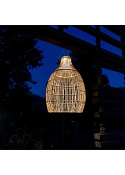 lumisky Lampa solarna LED &quot;Holiday&quot; w kolorze brązowym - Ø 29 cm ze sklepu Limango Polska w kategorii Dekoracje i akcesoria ogrodowe - zdjęcie 180288904