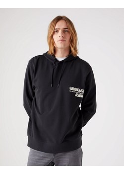 WRANGLER SLOGAN HOODIE MĘSKA BLUZA FADED BLACK W666ILXV6 112321310 ze sklepu YouNeedit.pl w kategorii Bluzy męskie - zdjęcie 180291492