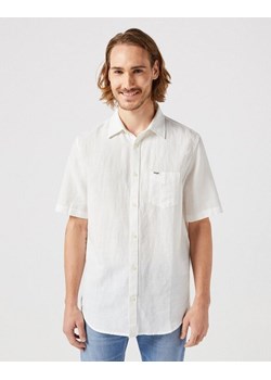 WRANGLER SS 1 PKT SHIRT MĘSKA KOSZULA ELEGANCKA WORN WHITE 112352187 W5K0016804 ze sklepu YouNeedit.pl w kategorii Koszule męskie - zdjęcie 180295923