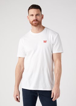WRANGLER SIGN OFF TEE MĘSKI T-SHIRT KOSZULKA WHITE W70MEE989 ze sklepu YouNeedit.pl w kategorii T-shirty męskie - zdjęcie 180296141