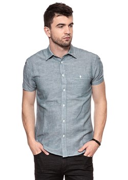 KOSZULA MĘSKA KRÓTKI RĘKAW WRANGLER S/S 1PKT SHIRT OCEAN TEAL W5916LPDP ze sklepu YouNeedit.pl w kategorii Koszule męskie - zdjęcie 180296273
