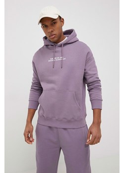 LEE LOGO LOOSE HOODIE WASHED PURPLE L83UTJTZ 112144596 ze sklepu YouNeedit.pl w kategorii Bluzy męskie - zdjęcie 180296524
