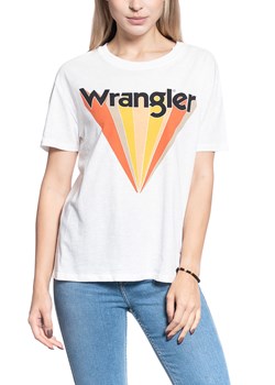 T-SHIRT DAMSKI WRANGLER BOYFRIEND TEE OFFWHITE W7019EA02 112130896 ze sklepu YouNeedit.pl w kategorii Bluzki damskie - zdjęcie 180296720