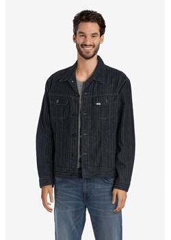 KURTKA PRZEJŚCIOWA MĘSKA LEE PINSTRIPE RIDER JACKET INDIGO L89ZEJCA 112123959 ze sklepu YouNeedit.pl w kategorii Kurtki męskie - zdjęcie 180296782