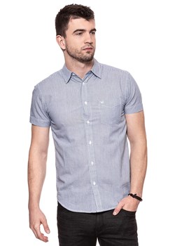 KOSZULA MĘSKA KRÓTKI RĘKAW WRANGLER SS 1 PKT SHIRT PEACOAT BLUE W58604M49 112129484 ze sklepu YouNeedit.pl w kategorii Koszule męskie - zdjęcie 180298691