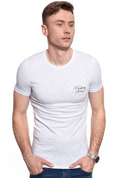 T-SHIRT MĘSKI MUSTANG Aaron C Print 1009970 2045 ze sklepu YouNeedit.pl w kategorii T-shirty męskie - zdjęcie 180299380
