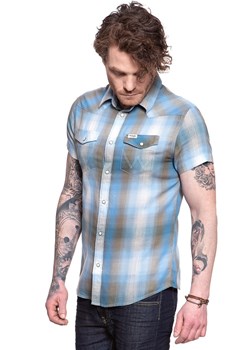 MĘSKA KOSZULA WRANGLER SS WESTERN SHIRT DUSTY OLIVE W5J06DX45 112130148 ze sklepu YouNeedit.pl w kategorii Koszule męskie - zdjęcie 180303260