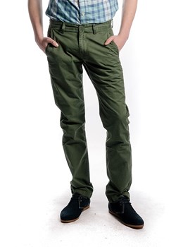 LEE CHINO SLIM MĘSKIE SPODNIE MATERIAŁOWE GREEN L768CA67 ze sklepu YouNeedit.pl w kategorii Jeansy męskie - zdjęcie 180303450