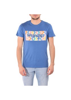 T-SHIRT MĘSKI WRANGLER SUMMER LOGO TEE FEDERAL BLUE W7A3FQB01 112131176 ze sklepu YouNeedit.pl w kategorii T-shirty męskie - zdjęcie 180305172