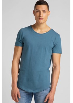 MĘSKI T-SHIRT LEE ELONGATED TEE TEAL L62JEPQO 112114662 ze sklepu YouNeedit.pl w kategorii T-shirty męskie - zdjęcie 180306522