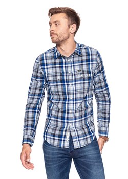 KOSZULA LEE RIDER SHIRT NIGHT BLUE L856ZEDY ze sklepu YouNeedit.pl w kategorii Koszule męskie - zdjęcie 180306841