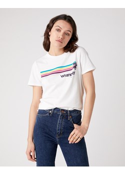 DAMSKI T-SHIRT WRANGLER HIGH RIB REGULAR TEE OFF WHITE W7N9GHX02 112132005 ze sklepu YouNeedit.pl w kategorii Bluzki damskie - zdjęcie 180314233
