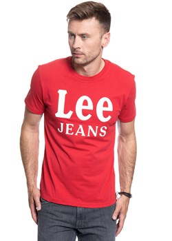 LEE LEE JEANS TEE BRIGHT RED L62BFQEF 112114495 ze sklepu YouNeedit.pl w kategorii T-shirty męskie - zdjęcie 180315751